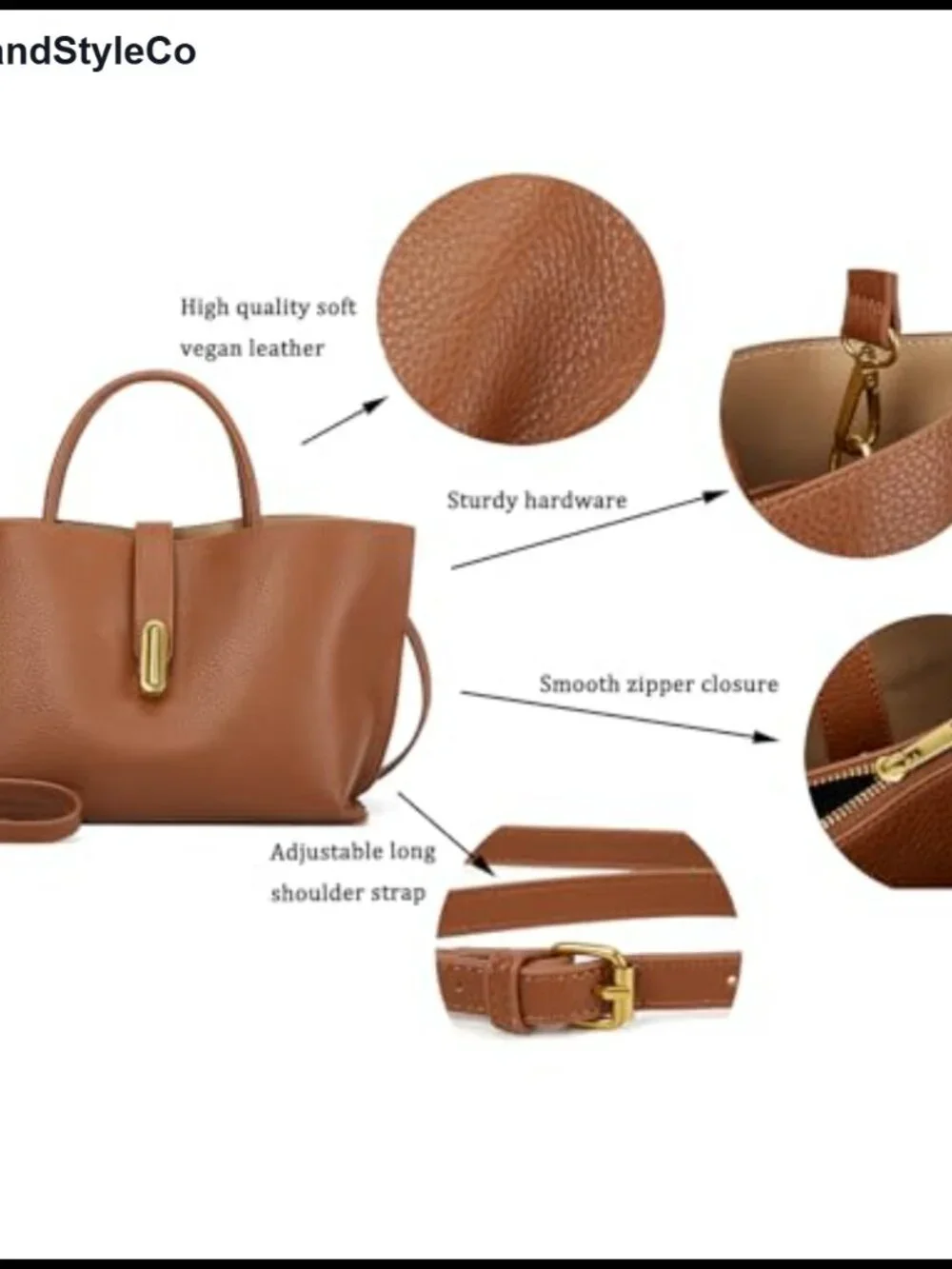 Women Vegan Leather Tote Bucket Bags Y2K Trendy Large Vintage Hobo Purses